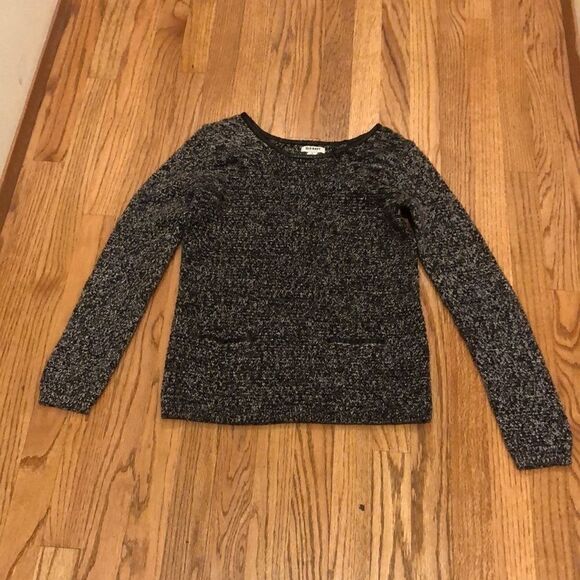 Old navy sweater with trim of leather - Picture 1 of 8